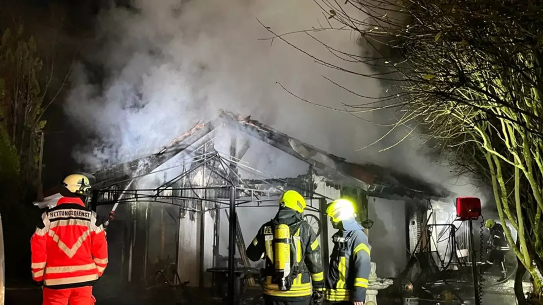 POL-GT: Brand eines Gartenhauses am Herderweg - Bild: presseportal.de