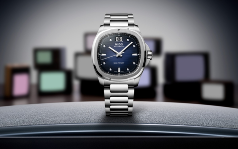 Eine besondere Uhr in ikonischer Form / Die neue Automatikuhr Mido Multifort TV Big Date - Foto: presseportal.de