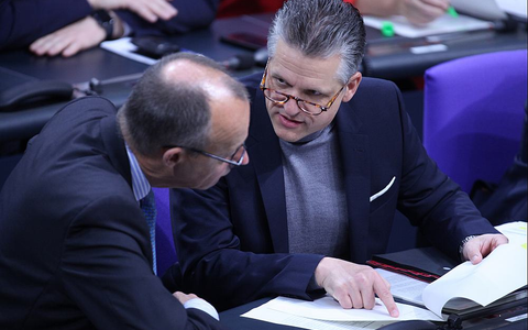 Friedrich Merz und Thorsten Frei (Archiv) - Foto: über dts Nachrichtenagentur