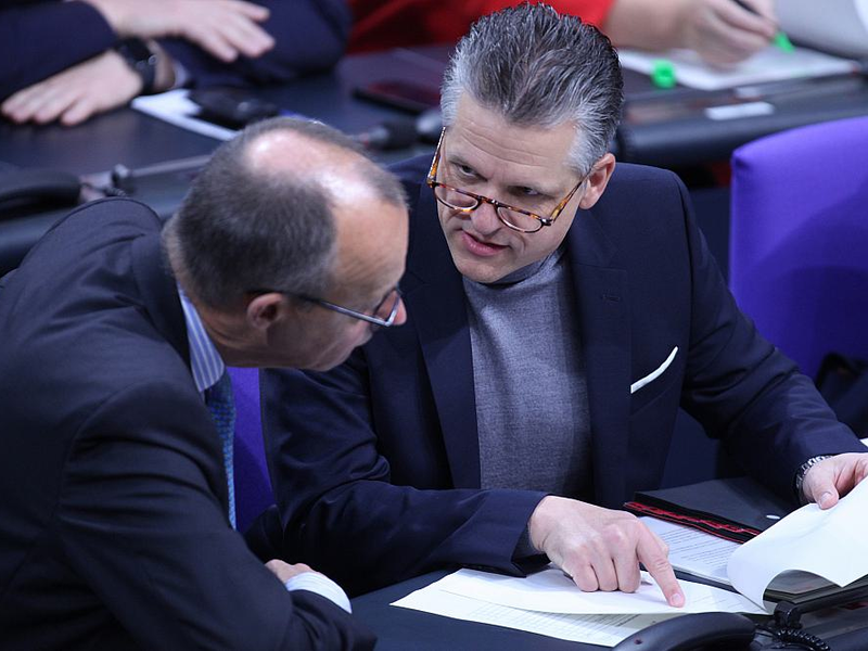Friedrich Merz und Thorsten Frei (Archiv) - Foto: über dts Nachrichtenagentur