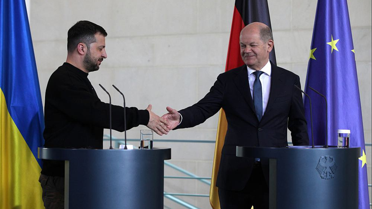 Wolodymyr Selenskyj und Olaf Scholz am 14.05.2023 - Foto: über dts Nachrichtenagentur