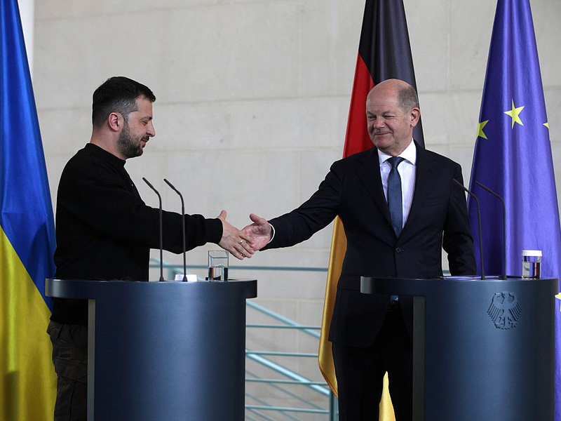 Wolodymyr Selenskyj und Olaf Scholz am 14.05.2023 - Foto: über dts Nachrichtenagentur