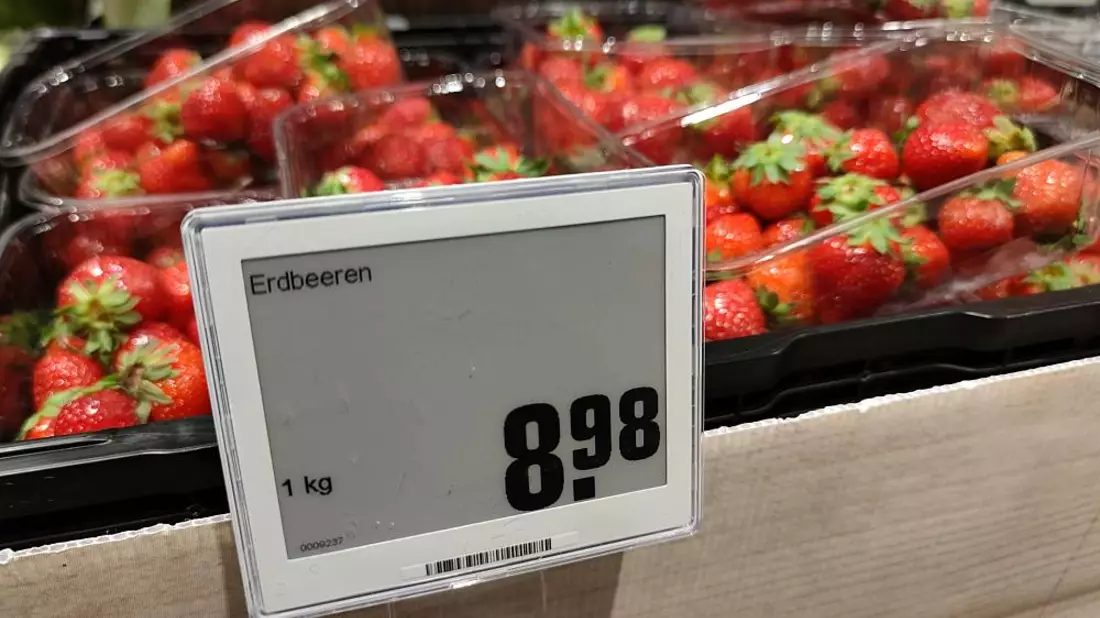 Erdbeeren im Supermarkt (Archiv) - Bild: über dts Nachrichtenagentur