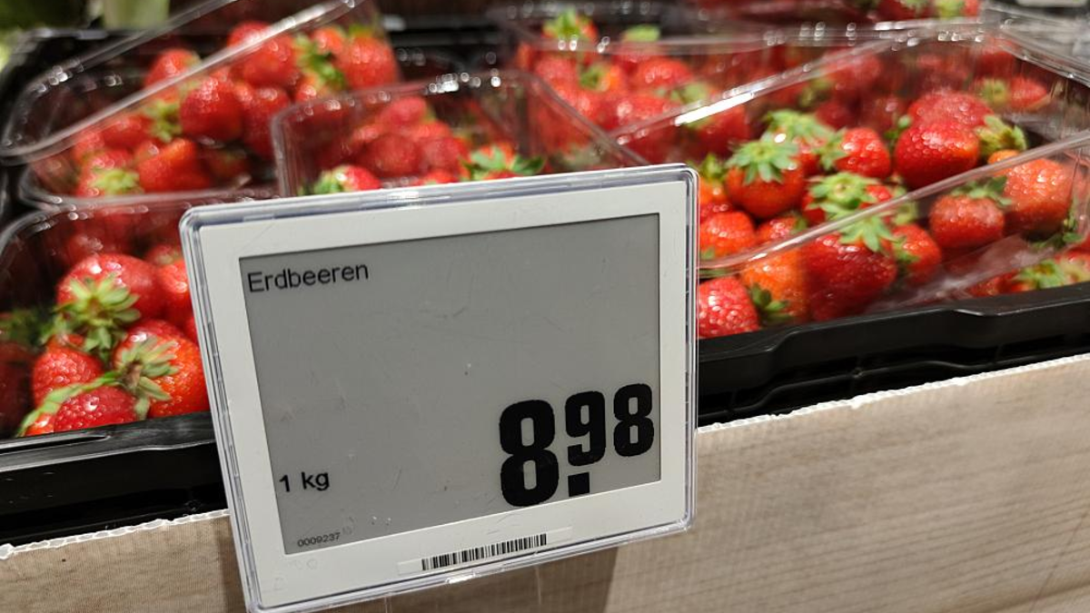 Erdbeeren im Supermarkt (Archiv) - Foto: über dts Nachrichtenagentur