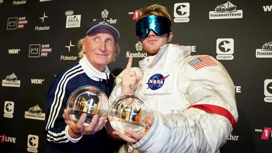 1LIVE Krone: Ski Aggu und Otto räumen ab - Bild: presseportal.de