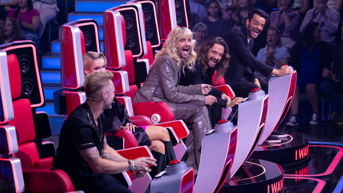 Ronan Keating Shirin David Bill Kaulitz Tom Kaulitz Giovanni Zarrella The Voice of Germany - Foto: presseportal.de