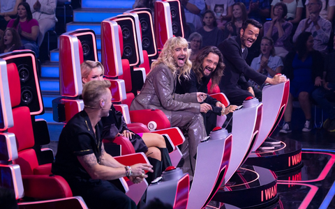 Ronan Keating Shirin David Bill Kaulitz Tom Kaulitz Giovanni Zarrella The Voice of Germany - Foto: presseportal.de