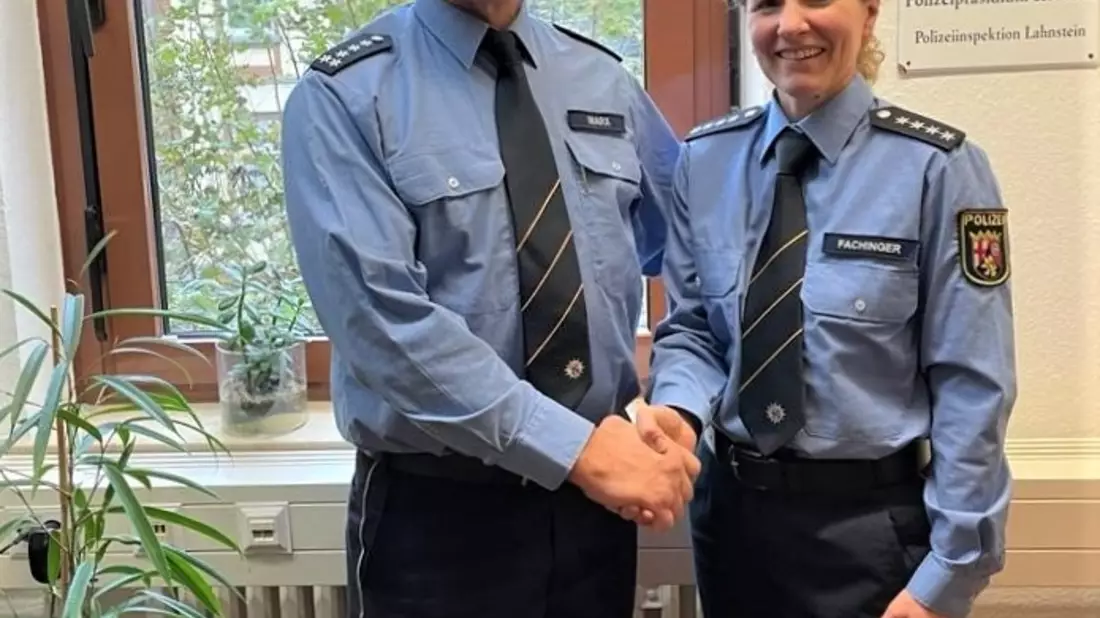 POL-PPKO: Polizeiinspektion Lahnstein unter neuer Leitung - Jürgen Marx geht, Caroline Fachinger übernimmt - Bild: presseportal.de