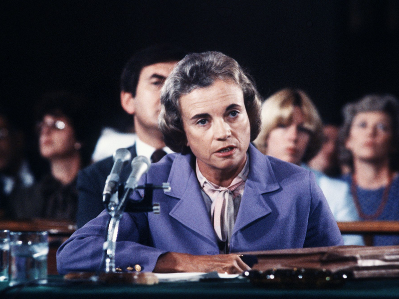Sandra Day O'Connor im Jahr 1981. Sie einstige Richterin ist fĂĽr viele bis heute ein Vorbild. - Foto: John Durica/AP/dpa
