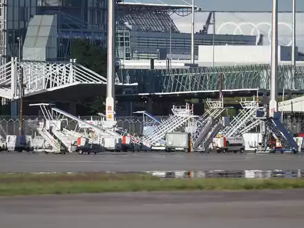Fluggasttreppen am Flughafen München - Foto: über dts Nachrichtenagentur