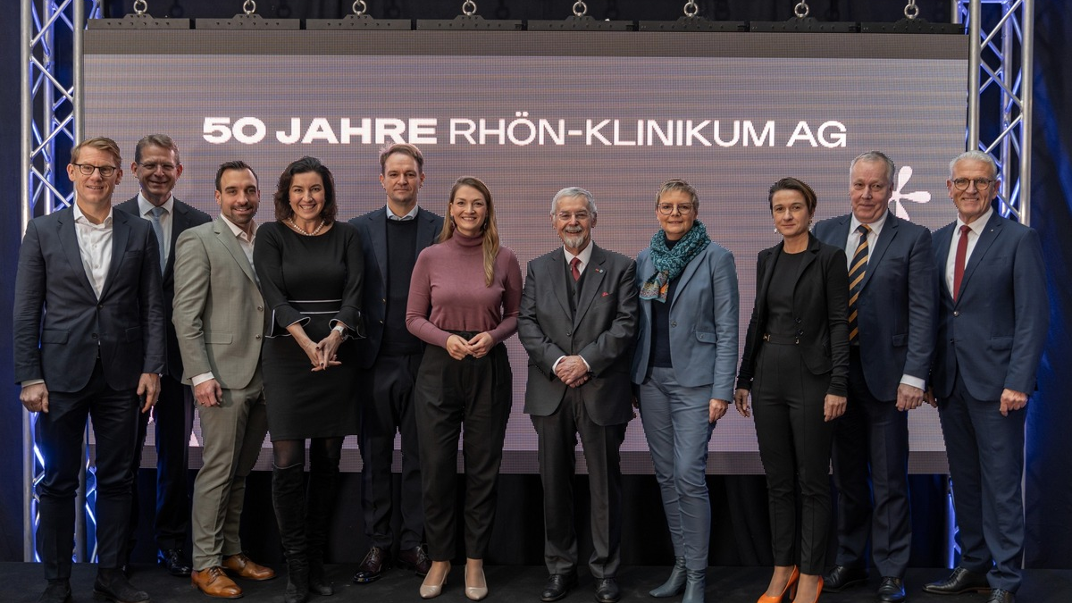50 JAHRE RHÖN-KLINIKUM AG / Festakt in Bad Neustadt mit Bayerns Gesundheitsministerin Judith Gerlach - Foto: presseportal.de
