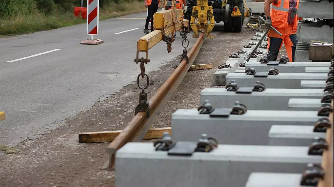 Bauarbeiten an einer Bahnstrecke (Archiv) - Bild: über dts Nachrichtenagentur