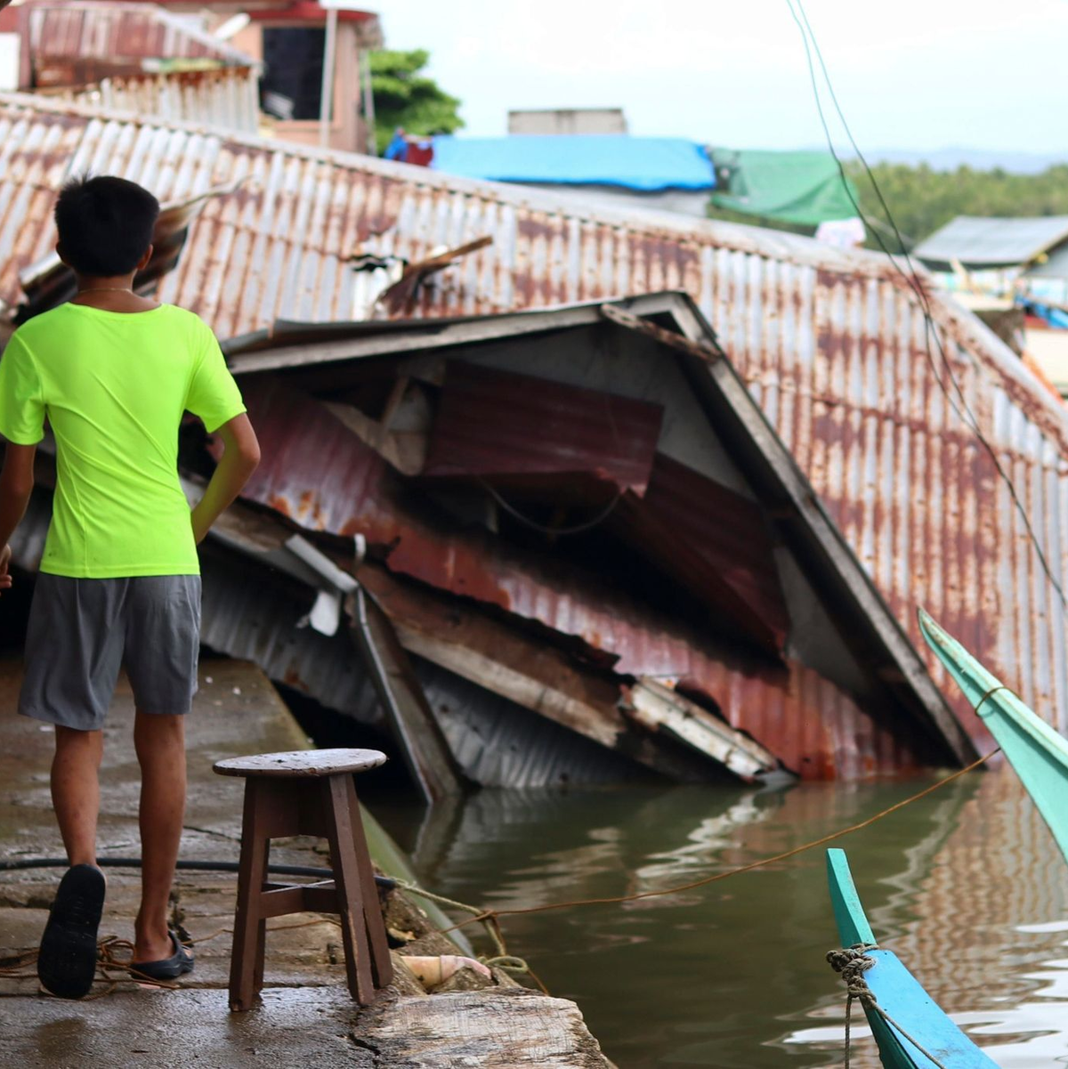 Vor der Küste der philippinischen Insel Mindanao hat sich ein starkes Erdbeben ereignet. - Foto: Ivy Marie Mangadlao/AP