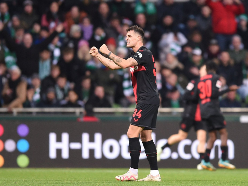 Leverkusens Granit Xhaka freut sich auf die EM in Deutschland. - Foto: Carmen Jaspersen/dpa