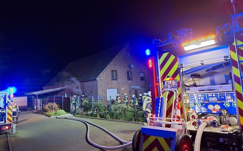 FW Kranenburg: Wohnungsbrand in Zyfflich - Foto: presseportal.de