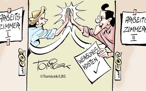 Jedem ein Arbeitszimmer / Ehepaar durfte Umzug als Werbungskosten geltend machen - Foto: presseportal.de