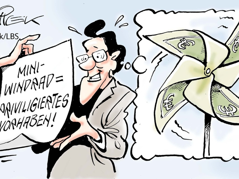 Mini-Windräder / Auch bei Selbstnutzung als privilegiertes Vorhaben zugelassen - Foto: presseportal.de