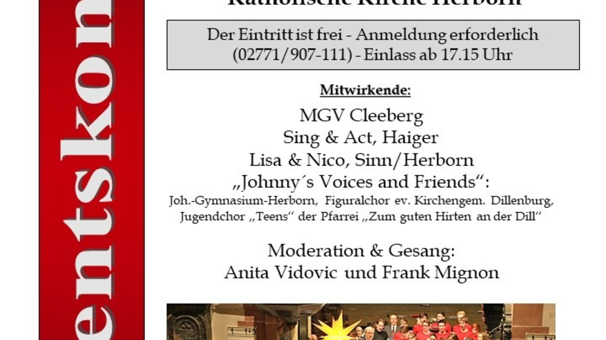 POL-LDK: Noch Plätze frei! 13. Adventskonzert der Polizei in Herborn - Freier Eintritt / Sitzplatzreservierung zwingend erforderlich - Foto: presseportal.de