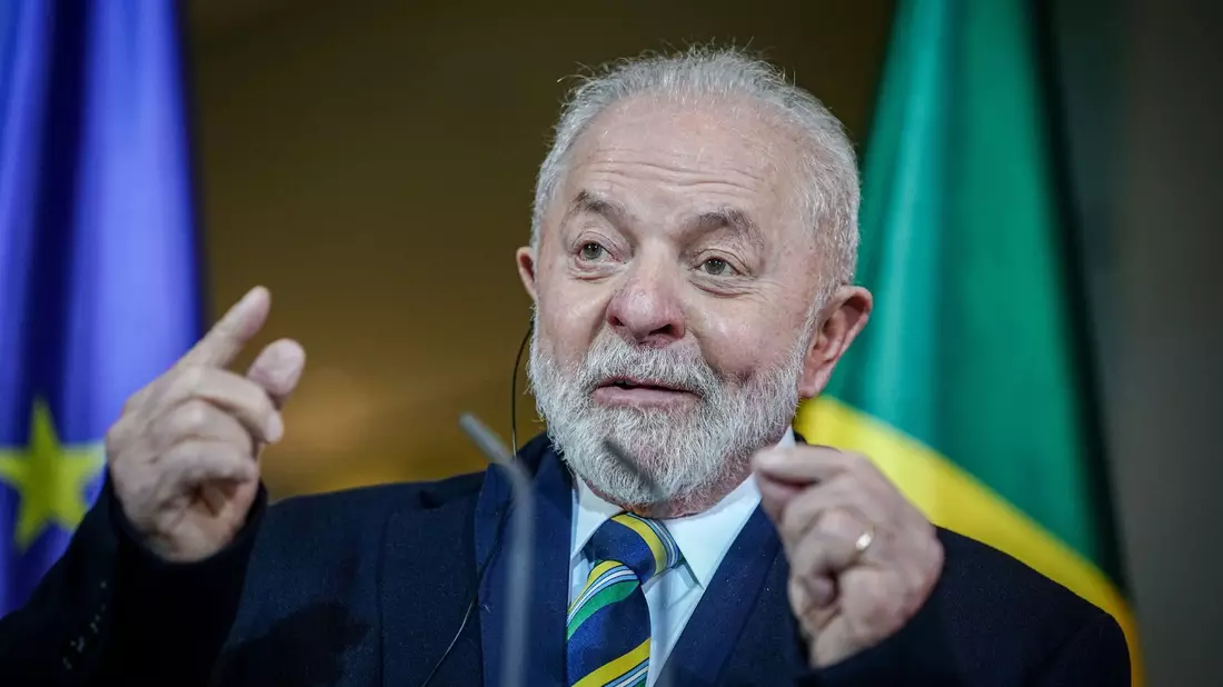 Der Präsident von Brasilien: Luiz Inácio Lula da Silva. - Bild: Kay Nietfeld/dpa