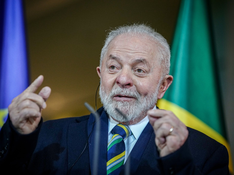Der Präsident von Brasilien: Luiz Inácio Lula da Silva. - Foto: Kay Nietfeld/dpa