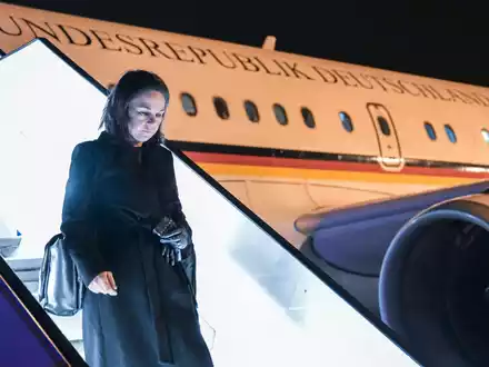 Außenministerin Annalena Baerbock besucht die Hauptstadt Ljubljana, um mit der slowenischen Regierung bilaterale und europapolitische Gespräche zu führen. - Foto: Hannes P. Albert/dpa