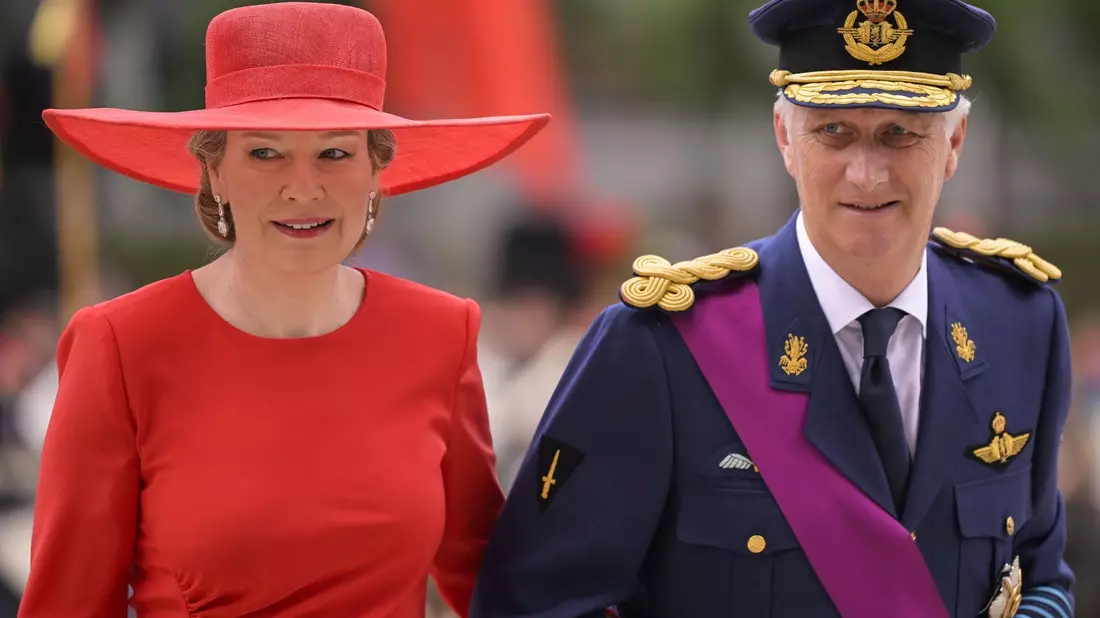 Für Königin Mathilde und König Philippe steht der erste Staatsbesuch in Deutschland an. - Bild: Laurie Dieffembacq/Belga/dpa