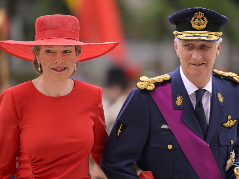 Für Königin Mathilde und König Philippe steht der erste Staatsbesuch in Deutschland an. - Foto: Laurie Dieffembacq/Belga/dpa