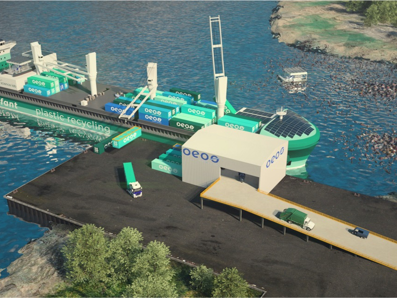 Weichenstellung für Maritimes Plastikmüll Recycling / Der SeeElefant von one earth-one ocean erhält wichtiges Zertifikat - Foto: presseportal.de