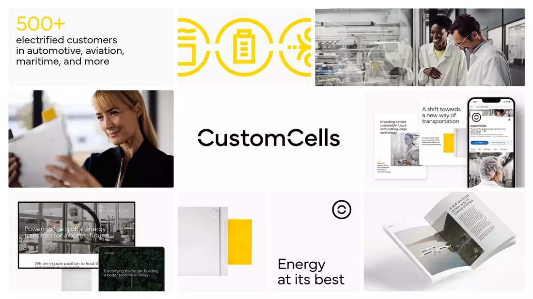 Energy at its best: Deutscher Batteriepionier CustomCells stellt neuen Markenauftritt vor - Bild: presseportal.de