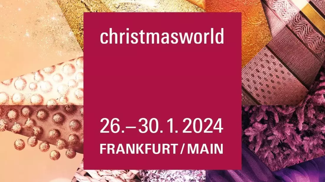Willkommen zur Christmasworld 2024 - Bild: Messe Frankfurt über pressetext.de
