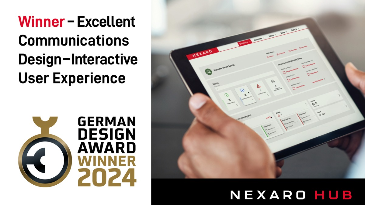 Erfolgreiche Auszeichnung für Nexaro: German Design Award für wegweisende Softwarelösung Nexaro HUB - Foto: presseportal.de