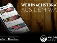 Warum Weihnachten immer öfter Wildfleisch auf deutschen Tellern landet / Deutscher Engagementpreis Sieger brachte hunderttausende Feinschmecker mit Jägern in der Waldfleisch App zusammen - Foto: presseportal.de