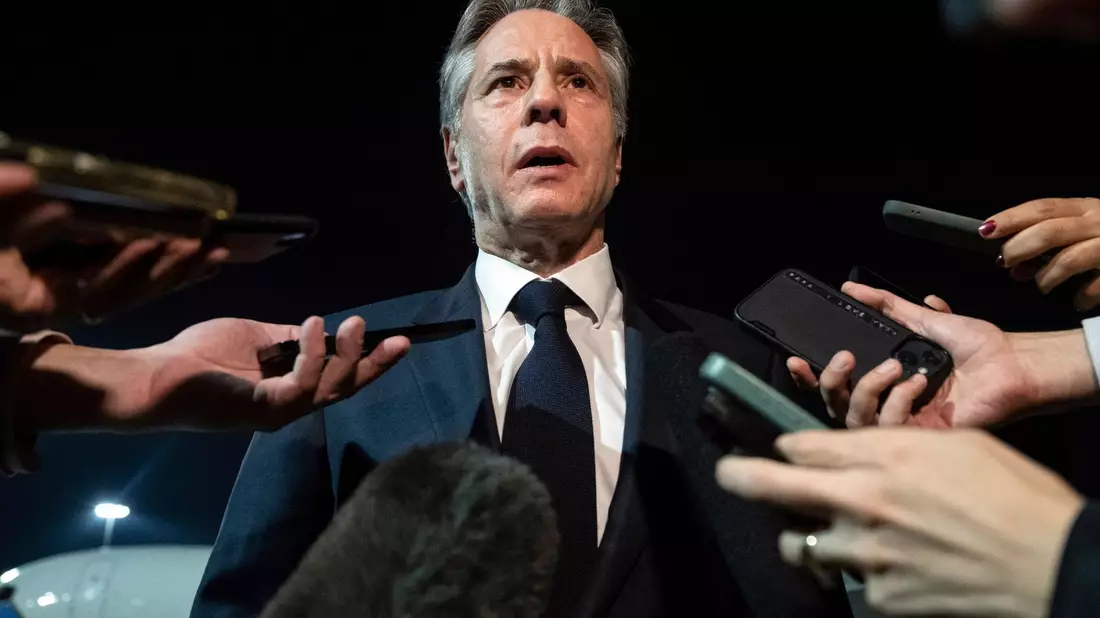Antony Blinken ist Außenminister der USA und richtete zur Siedlungspolitik im Westjordanland bereits deutliche Worte an Israel. - Bild: SAUL LOEB/POOL AFP/AP/dpa