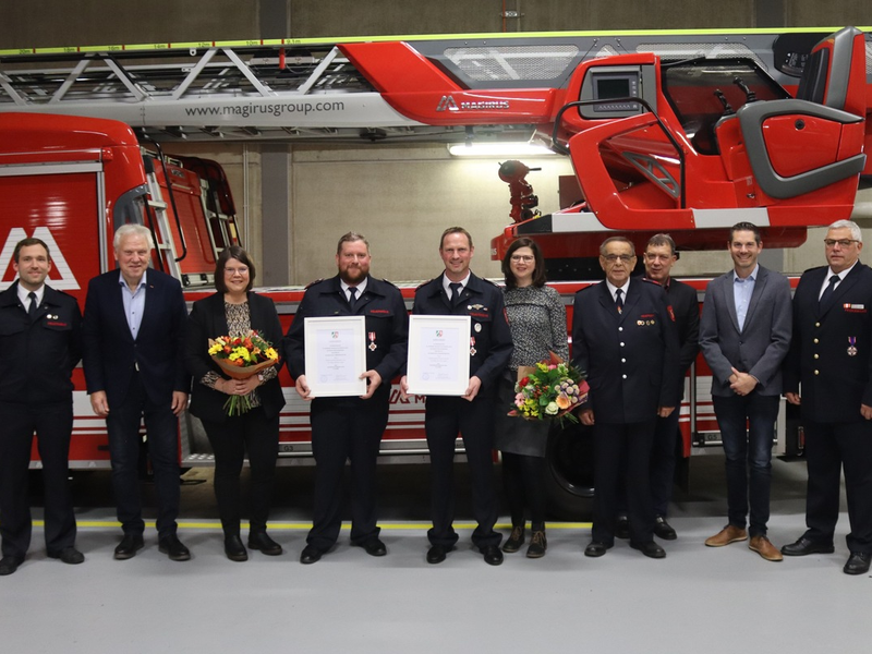 FW Gangelt: Mehr als 110 Jahre ehrenamtliches Engagement - Foto: presseportal.de
