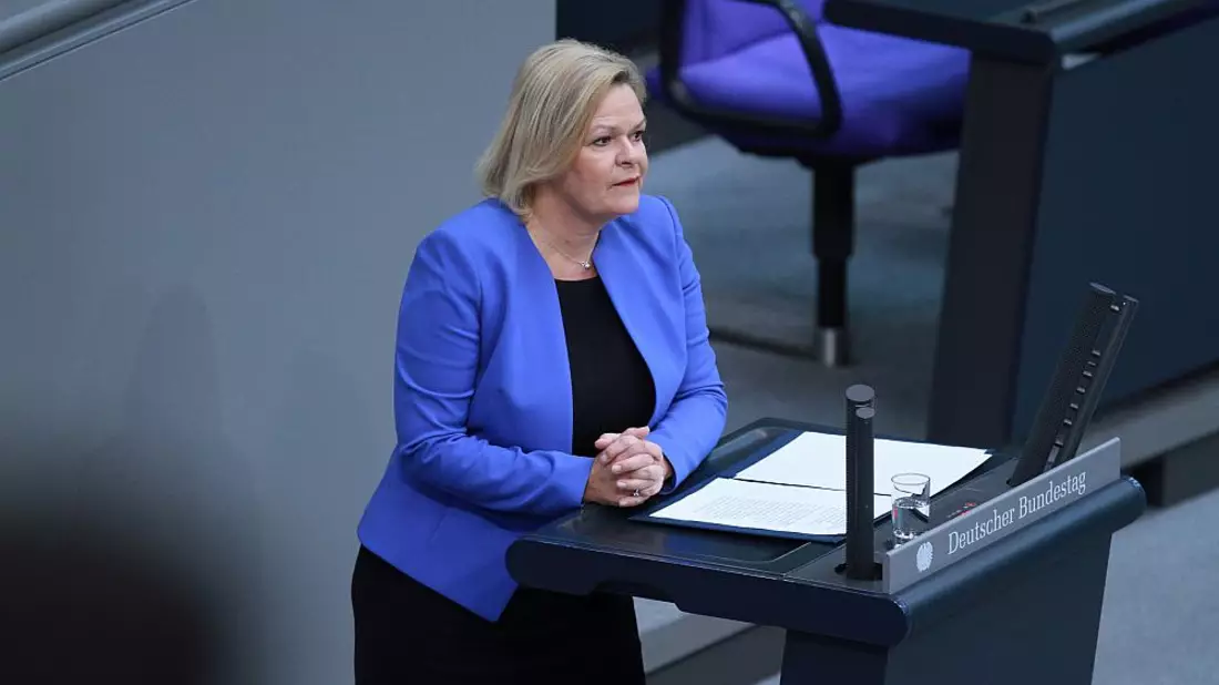 Nancy Faeser (Archiv) - Bild: über dts Nachrichtenagentur