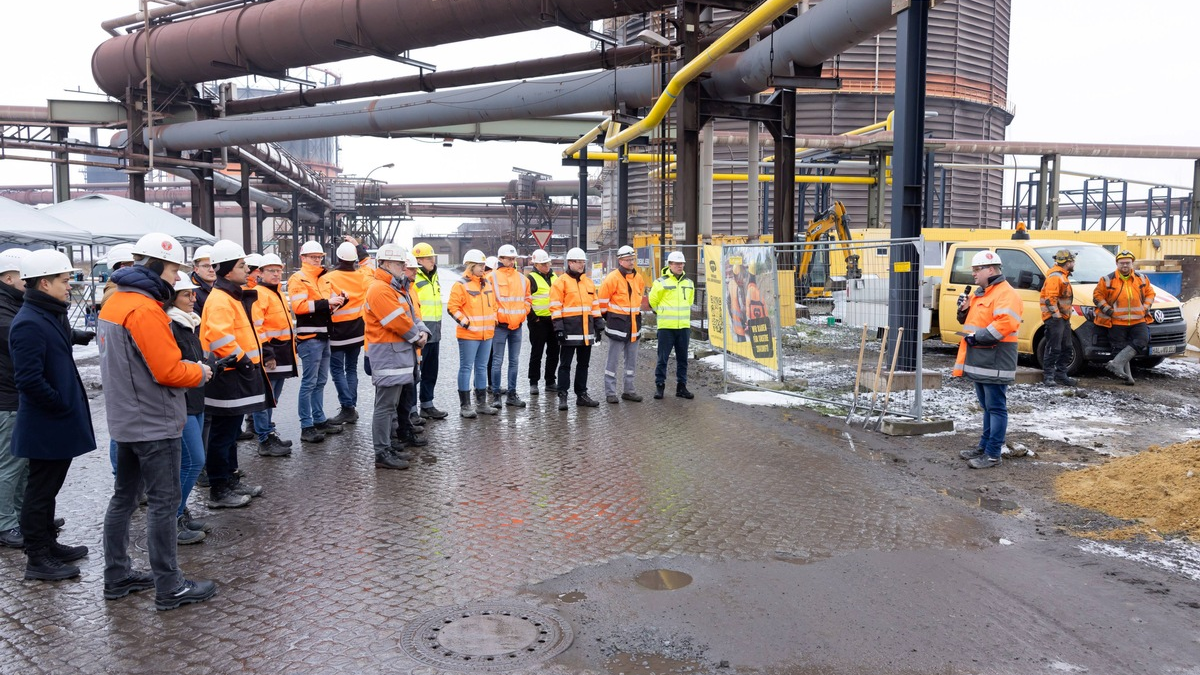 Von Grau zu Grün: Stein für Stein zur CO2-armen Stahlproduktion - Foto: presseportal.de