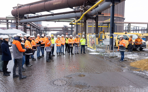 Von Grau zu Grün: Stein für Stein zur CO2-armen Stahlproduktion - Foto: presseportal.de