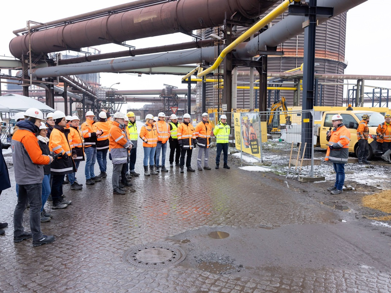 Von Grau zu Grün: Stein für Stein zur CO2-armen Stahlproduktion - Foto: presseportal.de