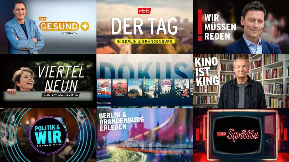 rbb Fernsehen setzt ab 2024 noch stärker auf Dialog, Regionalität und Digitales - Bild: presseportal.de