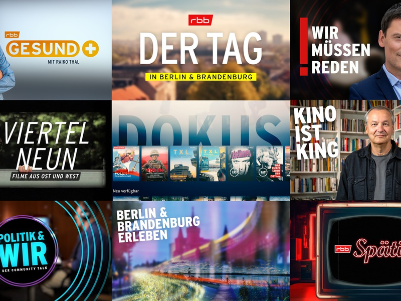 rbb Fernsehen setzt ab 2024 noch stärker auf Dialog, Regionalität und Digitales - Foto: presseportal.de
