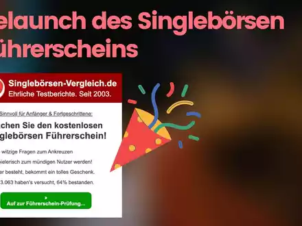 20 Jahre Singlebörsen-Vergleich.de: Jubiläum, Unternehmensübernahme und ein innovativer Relaunch - Foto: presseportal.de