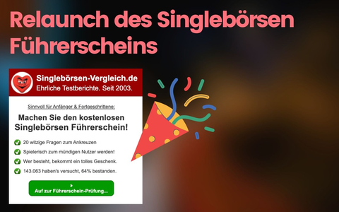 20 Jahre Singlebörsen-Vergleich.de: Jubiläum, Unternehmensübernahme und ein innovativer Relaunch - Foto: presseportal.de