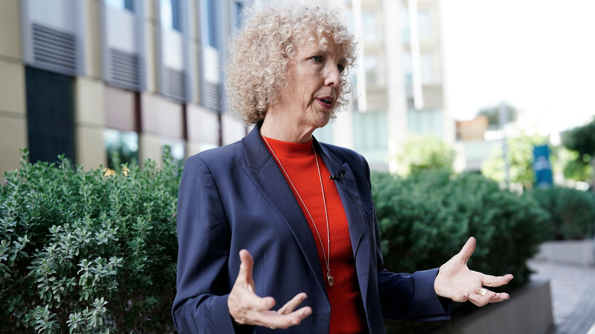 Klimastaatssekretärin Jennifer Morgan in Dubai. - Foto: Joshua A. Bickel/AP