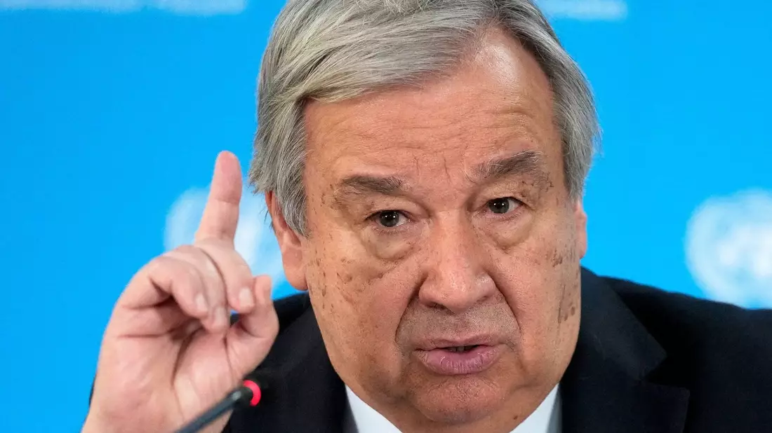 UN-Generalsekretär António Guterres. - Bild: Khalil Senosi/AP/dpa