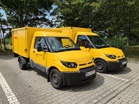 Deutsche-Post-Transporter (Archiv) - Foto: über dts Nachrichtenagentur