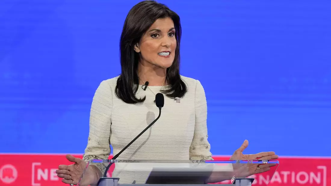 Nikki Haley legte zuletzt in den Umfragen kontinuierlich zu. - Bild: Gerald Herbert/AP