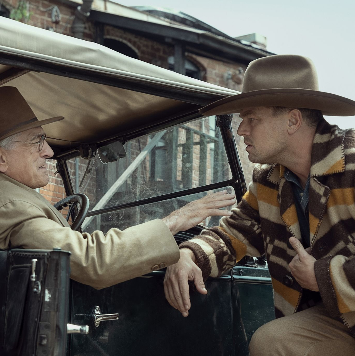 Bester Film laut US-Filmverband: Robert De Niro (l) als Rancher William Hale und Leonardo DiCaprio als Ernest Burkhart in 