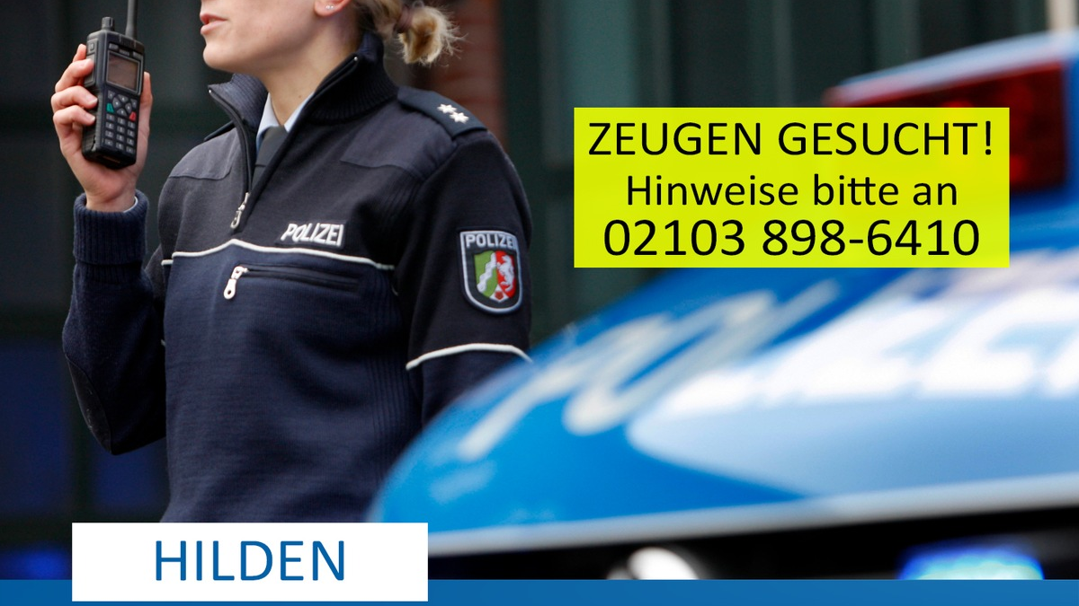 POL-ME: Mutmaßliches Vergewaltigungsdelikt: Polizei ermittelt und bittet um Zeugenhinweise - Hilden - 2311027 - Foto: presseportal.de