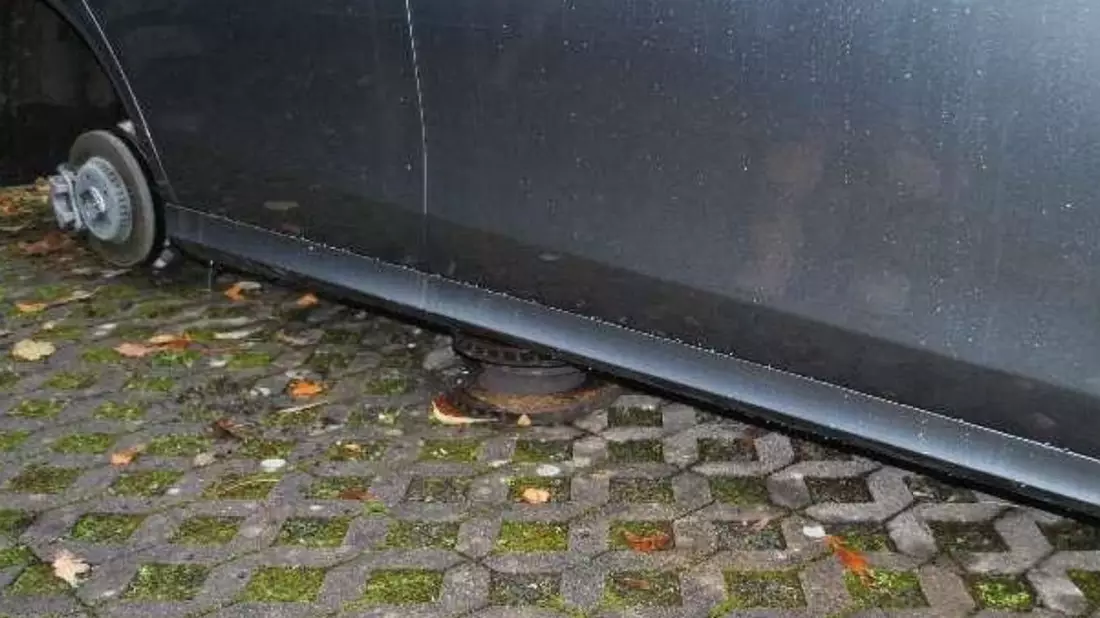 POL-NI: Reifen und Felgen gestohlen - Bild: presseportal.de