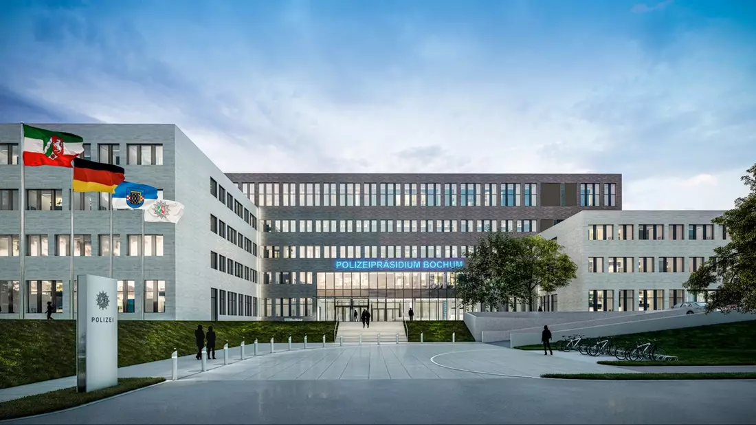 POL-BO: Neues Polizeipräsidium entsteht in Bochum: Ein zukunftsfähiger Meilenstein für die Sicherheit der Bürgerinnen und Bürger - Bild: presseportal.de